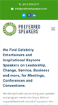 Mobile Screenshot of preferredspeakers.com
